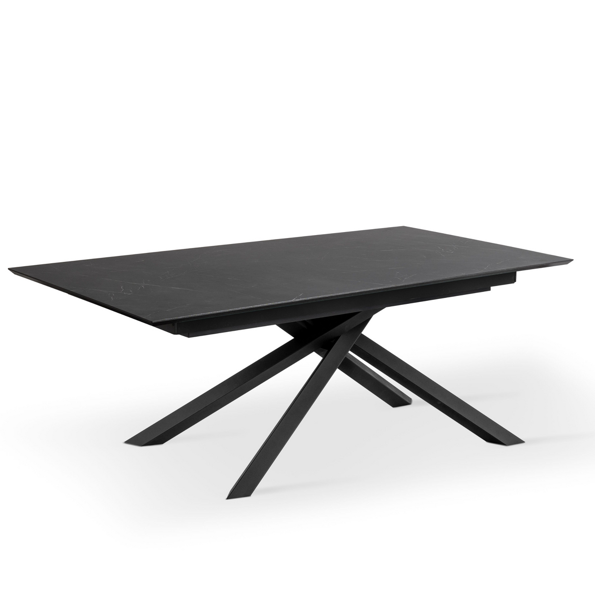 Tavolo allungabile "Jade" piano in HPL gambe in alluminio cm 170/270x90 76h