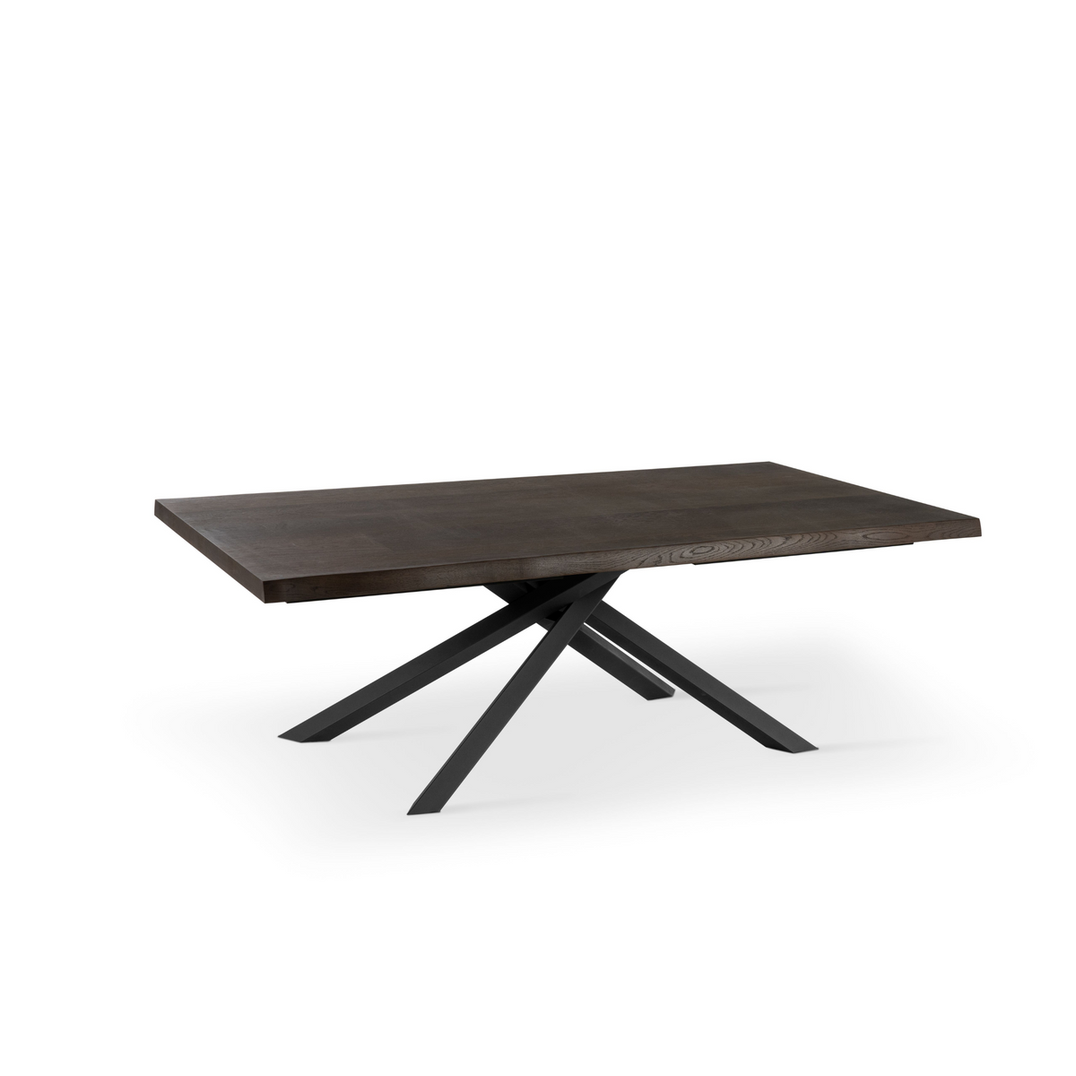 Tavolo fisso piano in legno "Théodore" e gambe in metallo cm 160x90 76h
