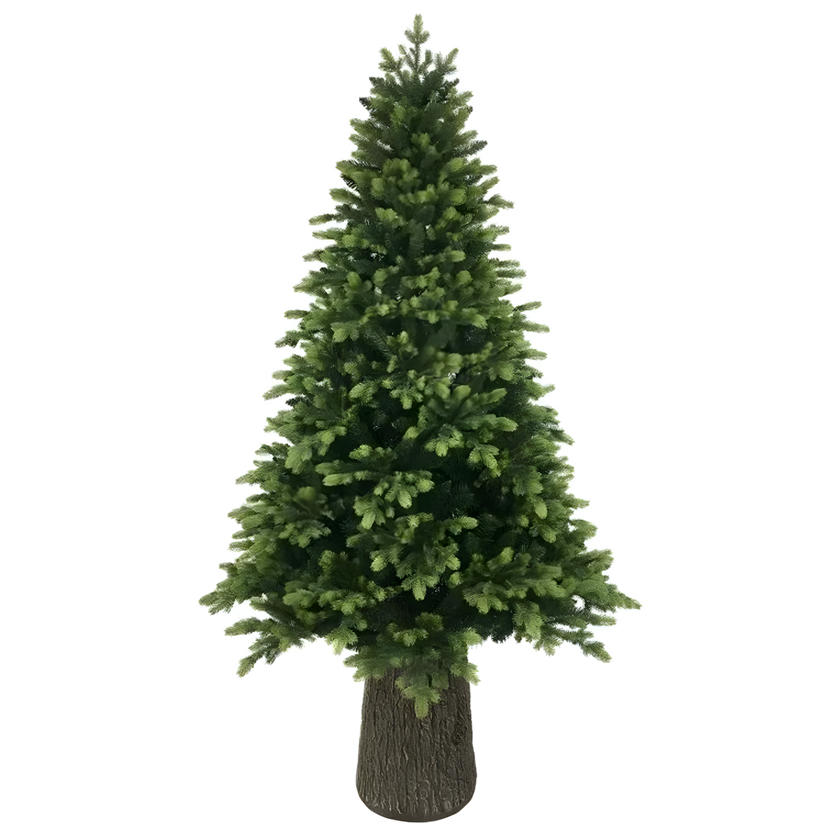 Albero di Natale "Reindeer" con tronco moderno incluso in PE effetto Real Touch