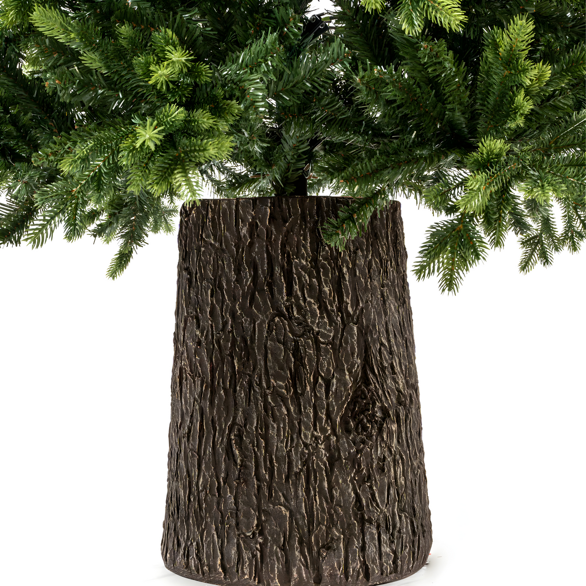 Albero di Natale "Reindeer" con tronco moderno incluso in PE effetto Real Touch