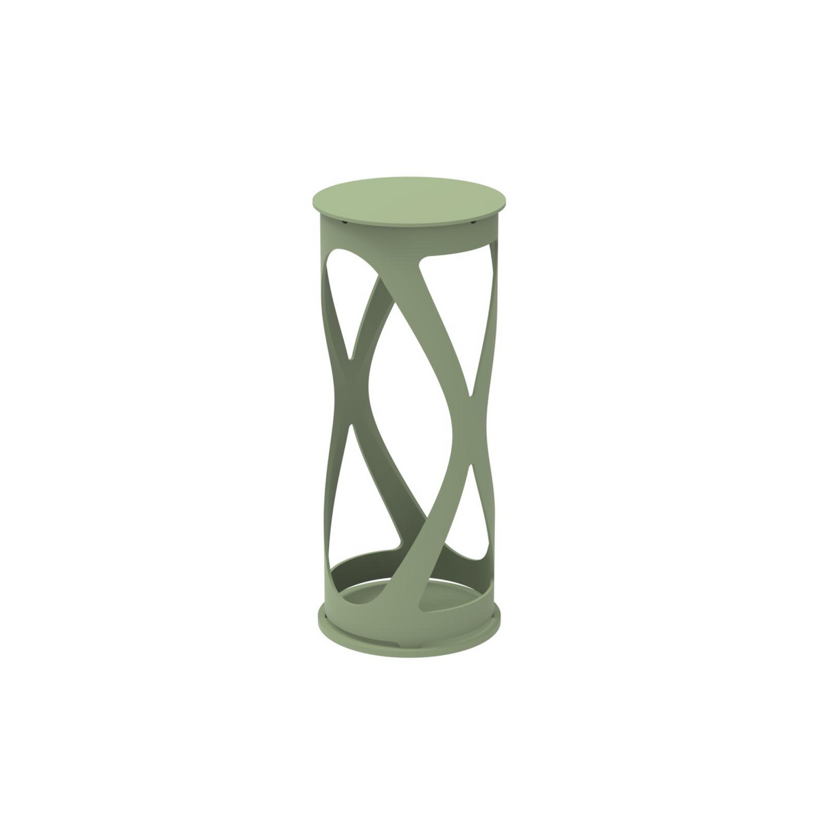 Lampada da tavolo in metallo "Luna" ricaricabile da esterno cm 12x12 26h