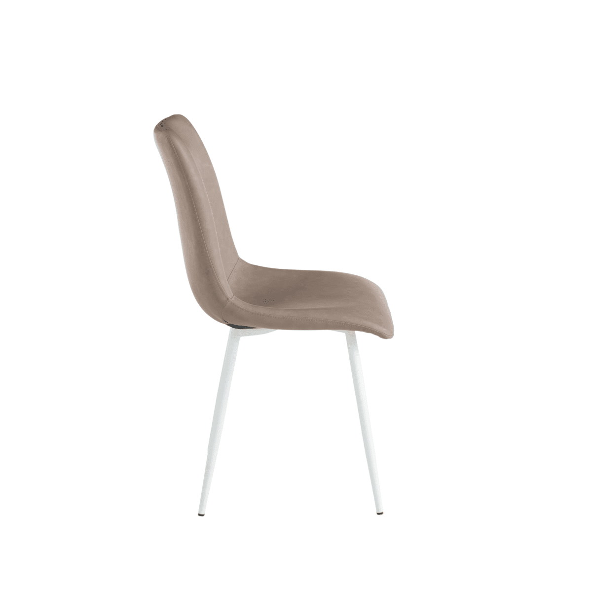 Set di sedie imbottite moderne "Zaren" in ecopelle da pranzo cm 45x59 90h - MondoViro