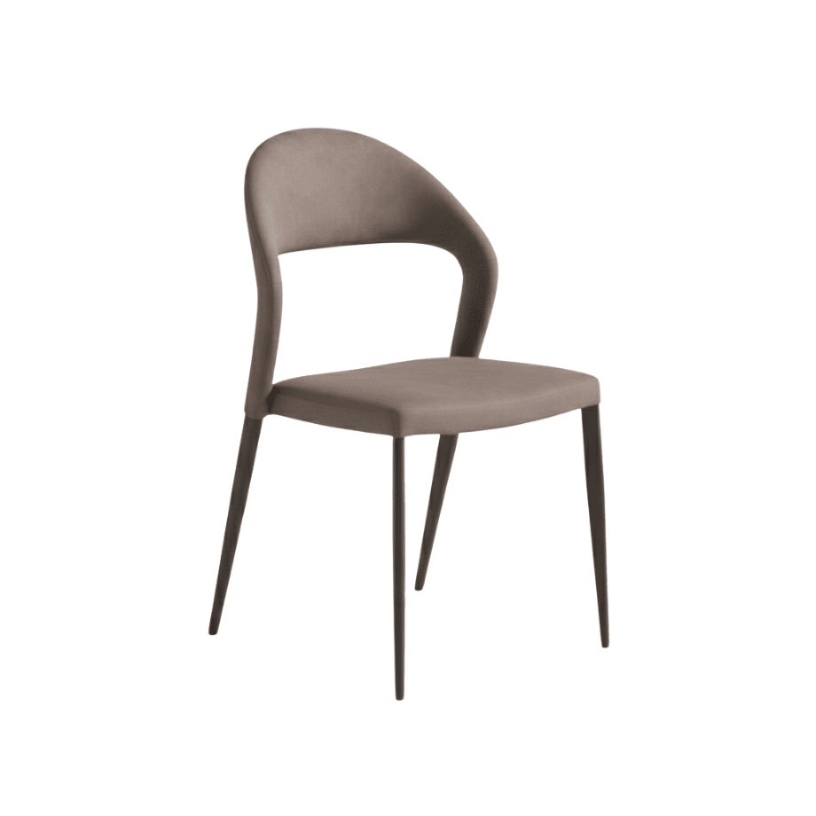 Set di sedie imbottite "Locanda" in similpelle cm 56x51 82h - MondoViro