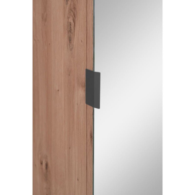 Mobile ingresso con specchio "Medan1" moderno con scarpiera e appendiabiti - MondoViro