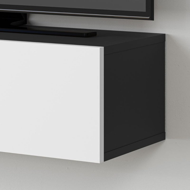 Mobile porta tv sospeso "Francy" con anta a ribalta cm135x31 25h