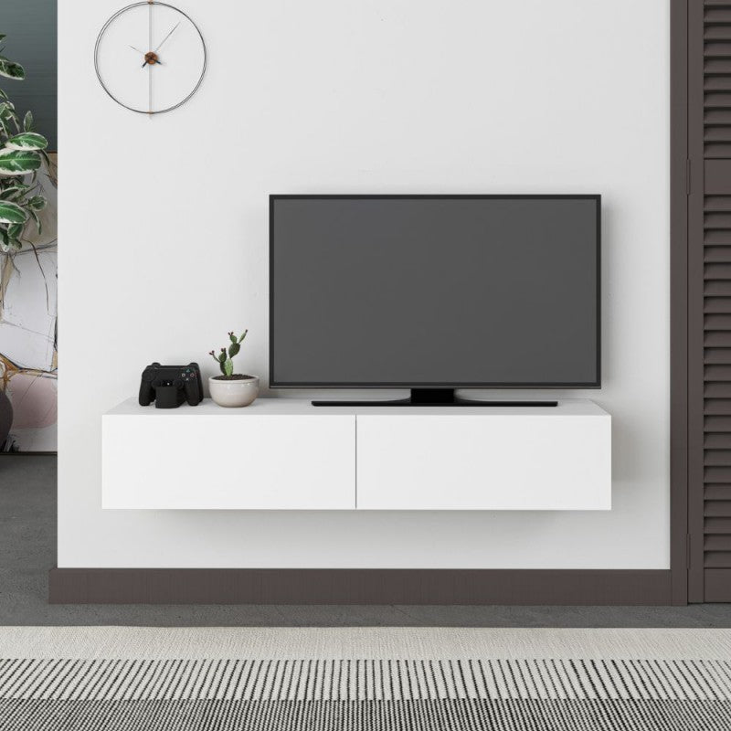 Mobile porta tv sospeso "Francy" con anta a ribalta cm135x31 25h