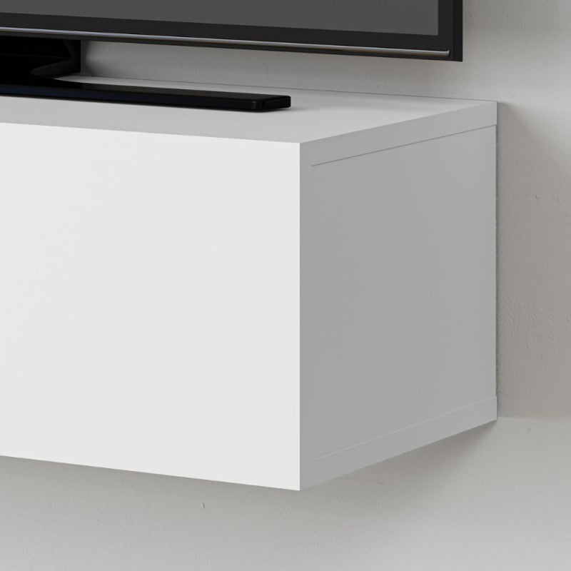 Mobile porta tv sospeso "Francy" con anta a ribalta cm135x31 25h
