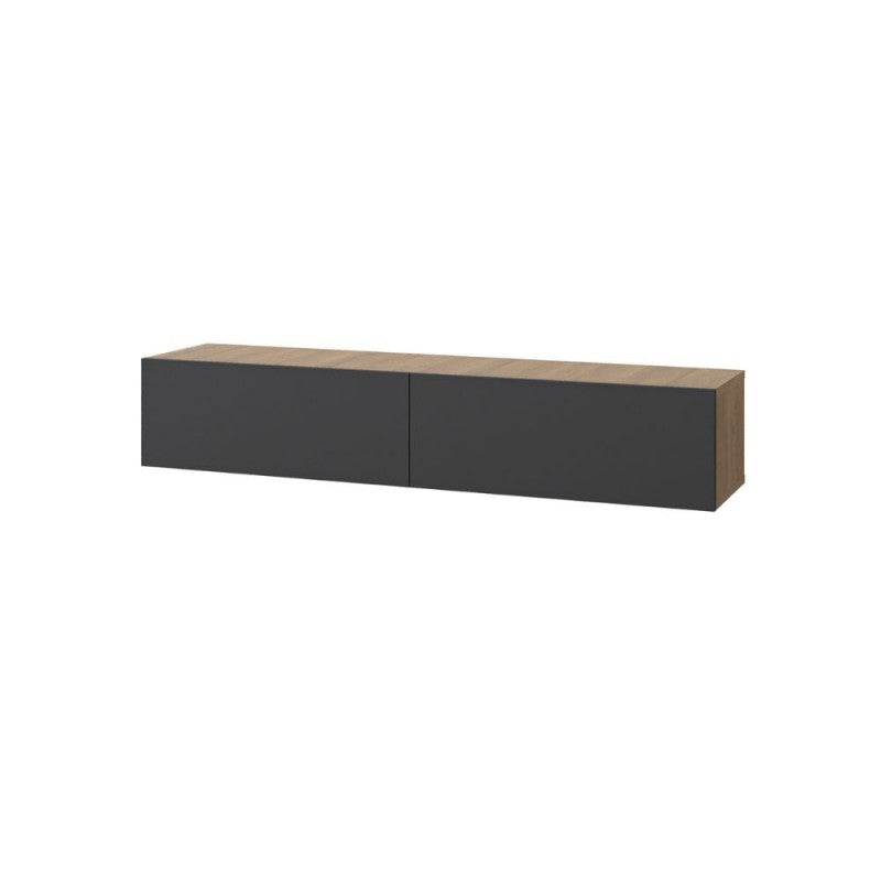 Mobile porta tv sospeso "Francy" con anta a ribalta cm135x31 25h
