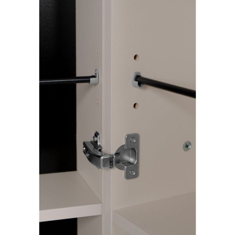 Scarpiera ingresso slim 2 ante "Lugo" in legno 5 scomparti salvaspazio - MondoViro
