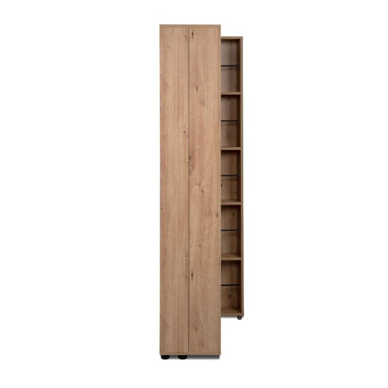 Scarpiera ingresso slim 2 ante "Lugo" in legno 5 scomparti salvaspazio - MondoViro