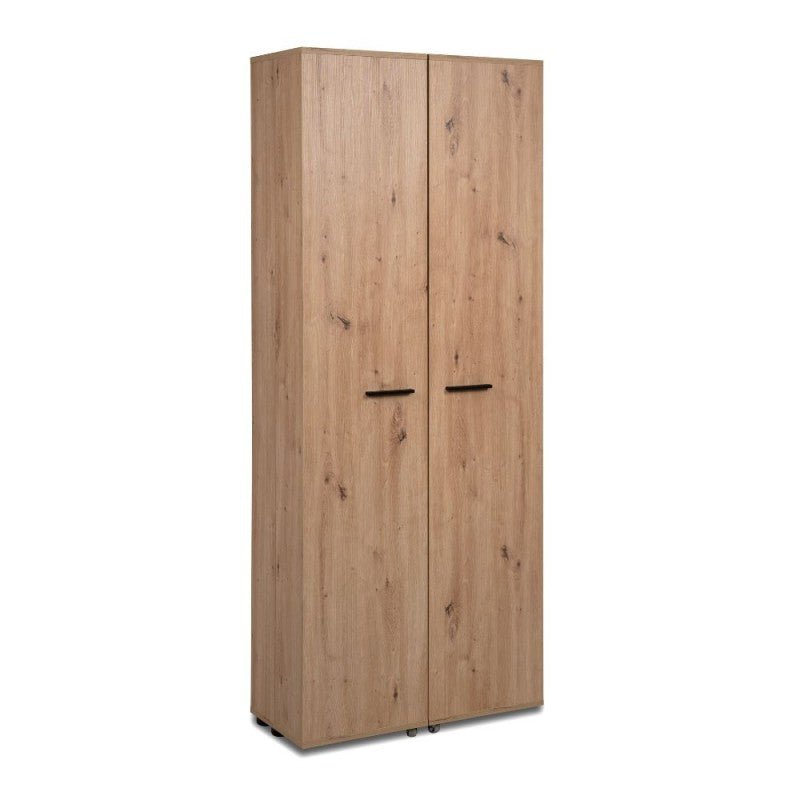 Scarpiera ingresso slim 2 ante "Lugo" in legno 5 scomparti salvaspazio - MondoViro